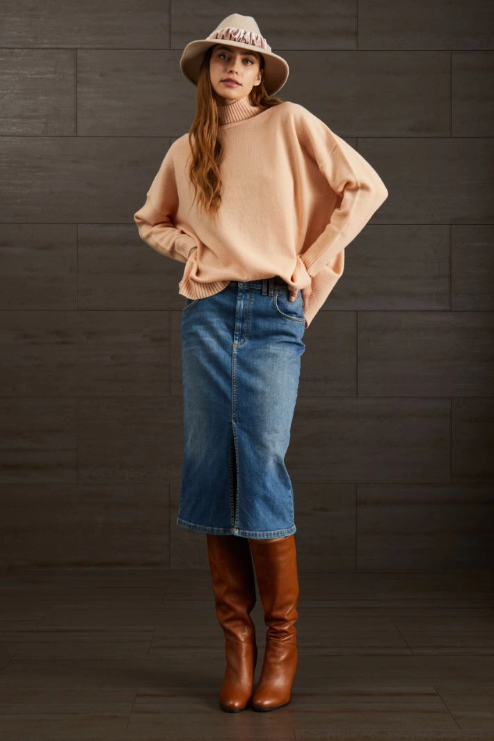 Velvet ribbon hat - ANTIQUE PINK