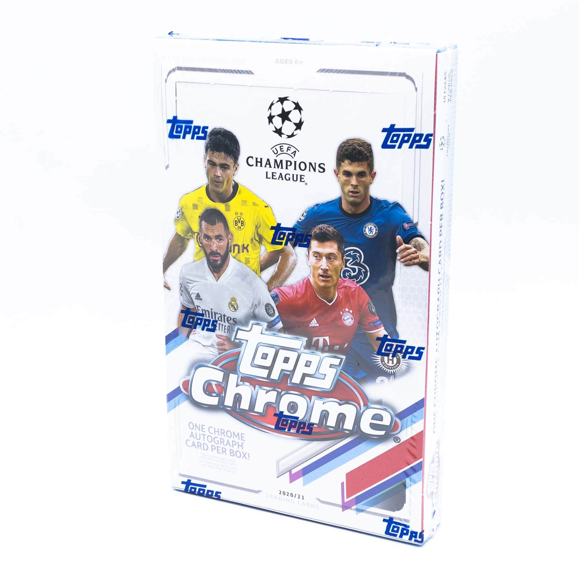 2020/21 Topps Chrome UEFA Champions League Soccer Hobby Box