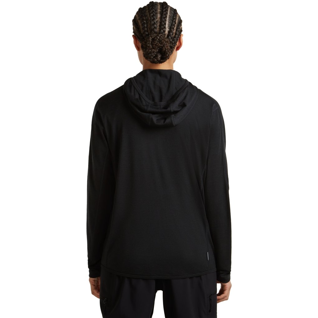 Icebreaker 150 MerinoFine™ Ace Long Sleeve Zip Hoodie Women - Black