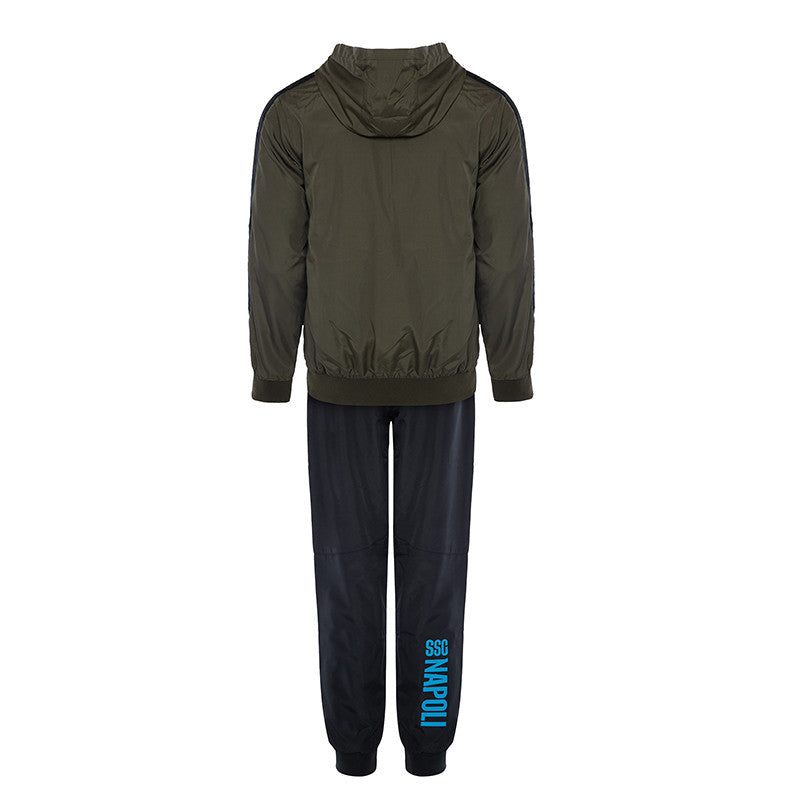 SSC Napoli Olive Night Nylon Tracksuit with Cap 2024/2025