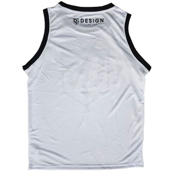 Short Sleeve T-Shirt UP Design Basketball Jersey - WhiteRef: UPD0554 / 885020