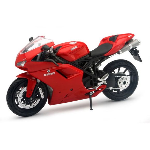 Miniature Newray Motorcycle Ducati 1198 - Scale 1/12° - Red / BlackRef: NRY0018 / 57143