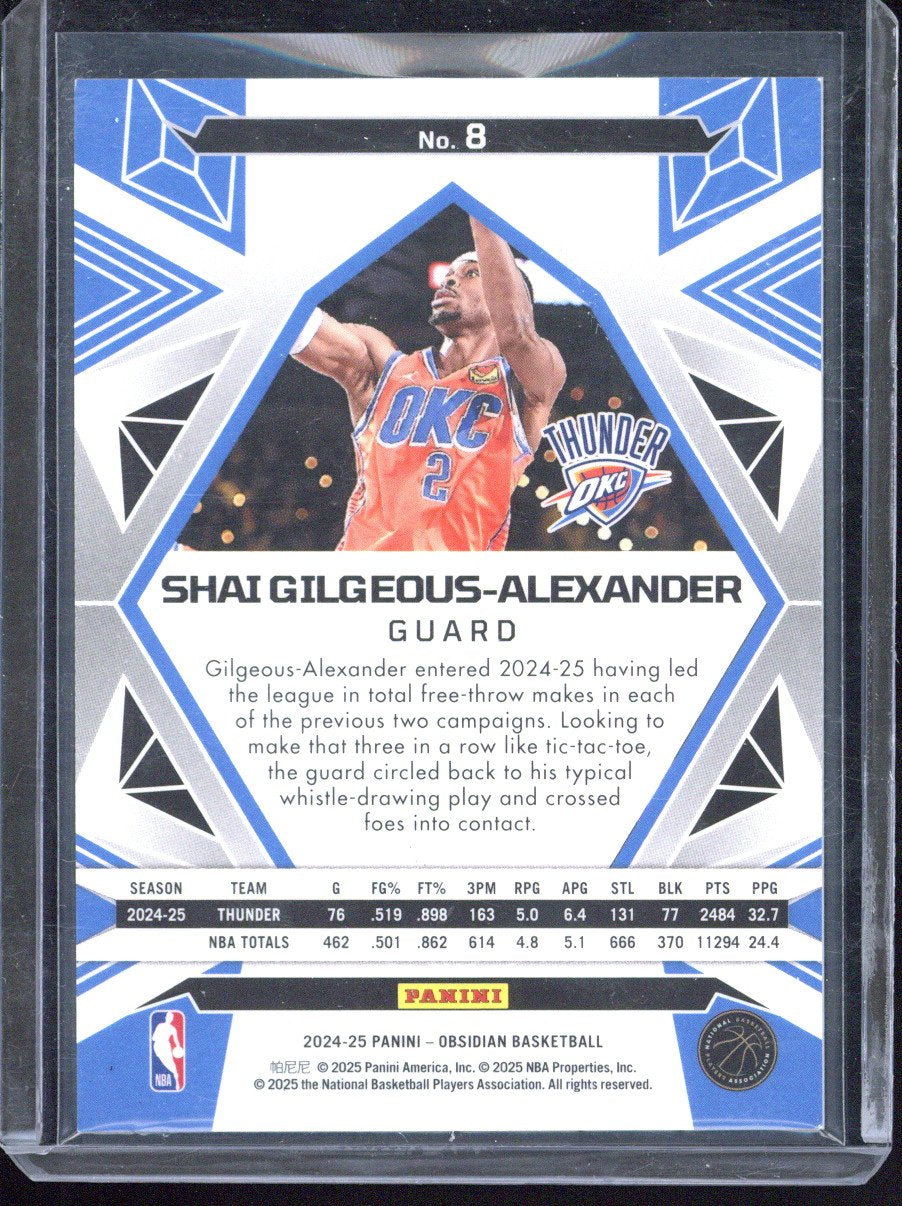 2024-25 Panini Obsidian Shai Gilgeous-Alexander