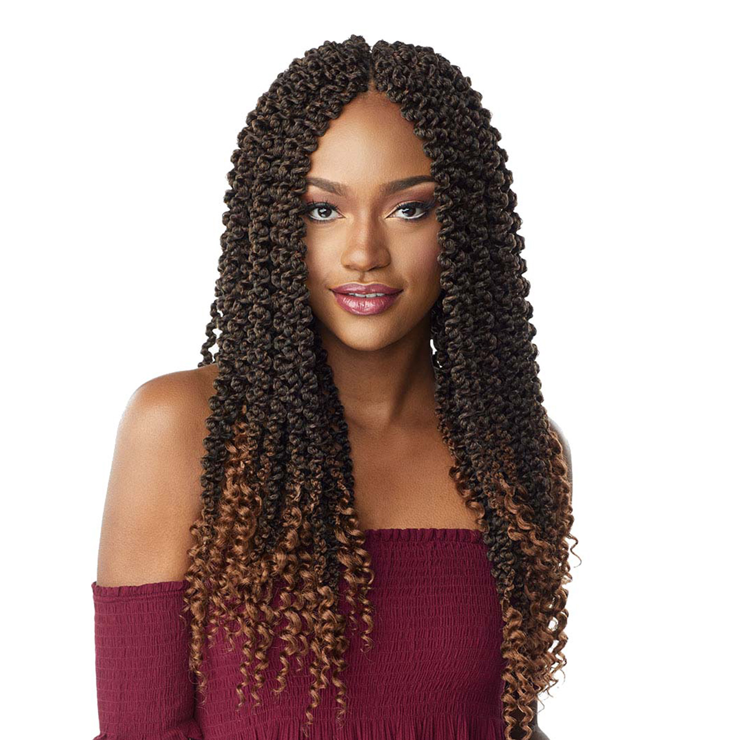Sensationnel Crochet braids Lulutress 3X Pre-Looped 3D Passion Twist 18