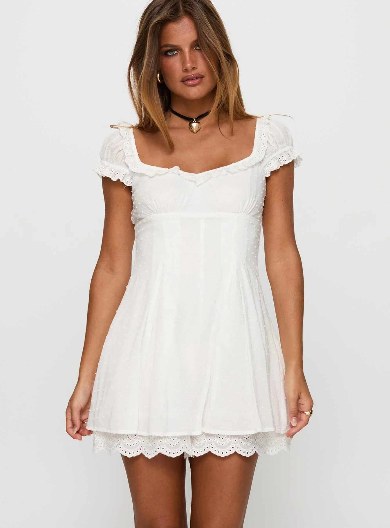 Want Your Love Romper White