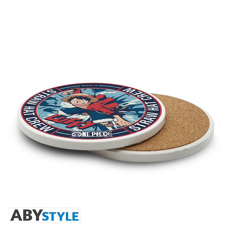 ONE PIECE Ceramic Coasters Luffy