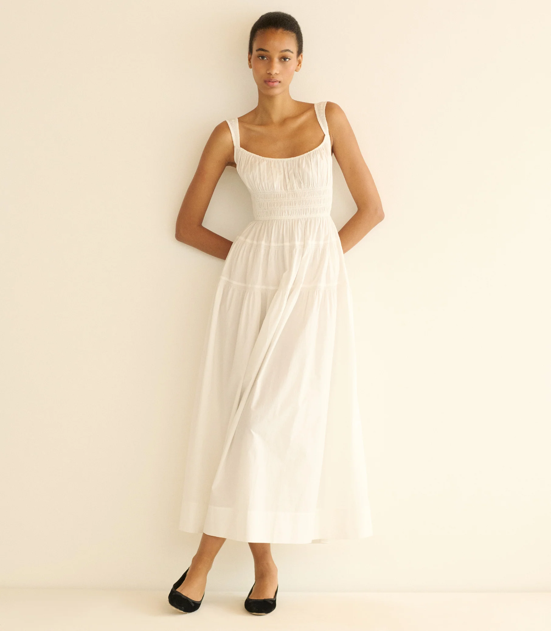 Clover Maxi Dress - Salt