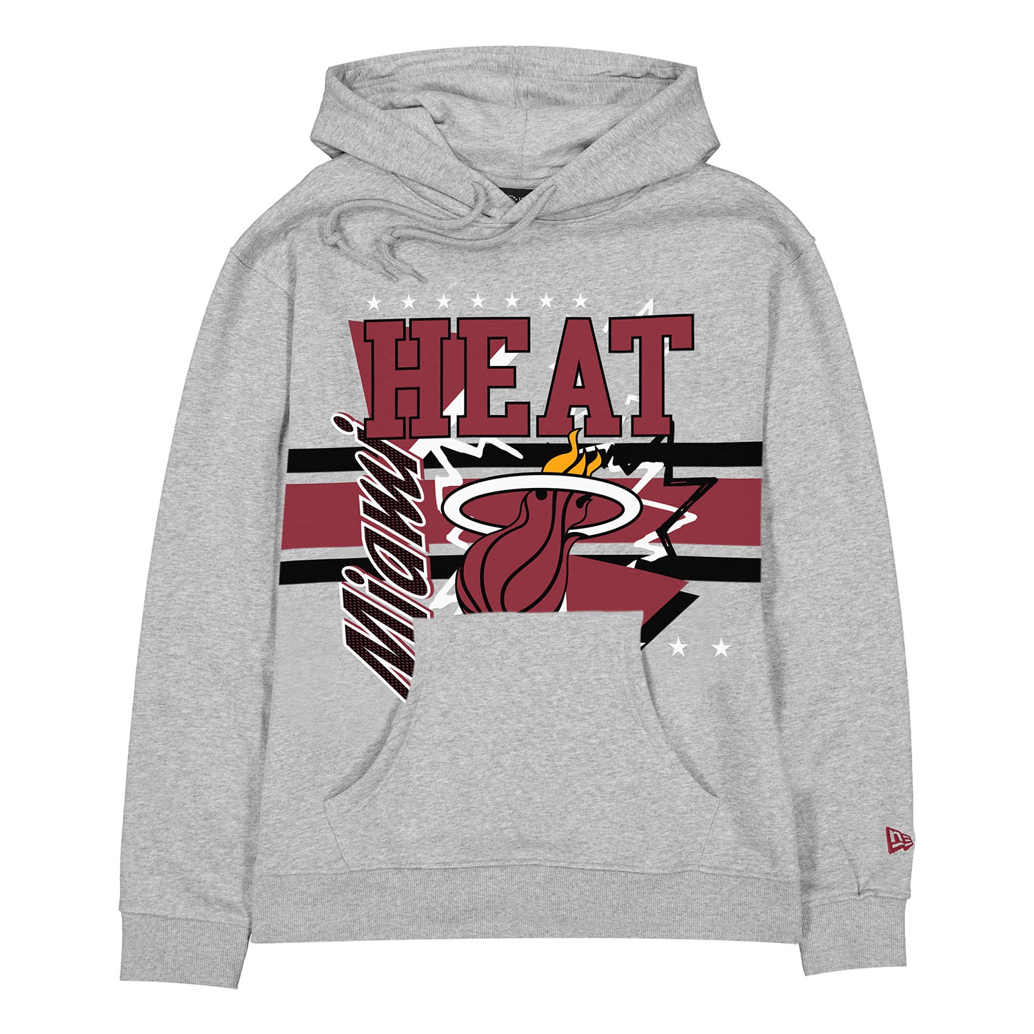 Miami Heat Sport Classics Oversized NBA Hoodie Gray