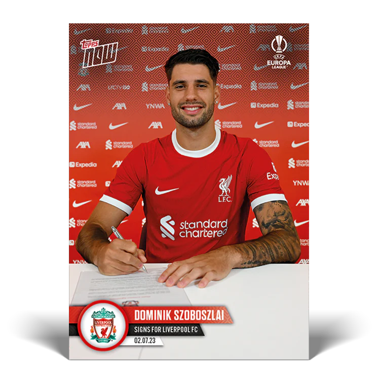 Topps UK - Signs for Liverpool FC - UEL TOPPS NOW® Card #PS02