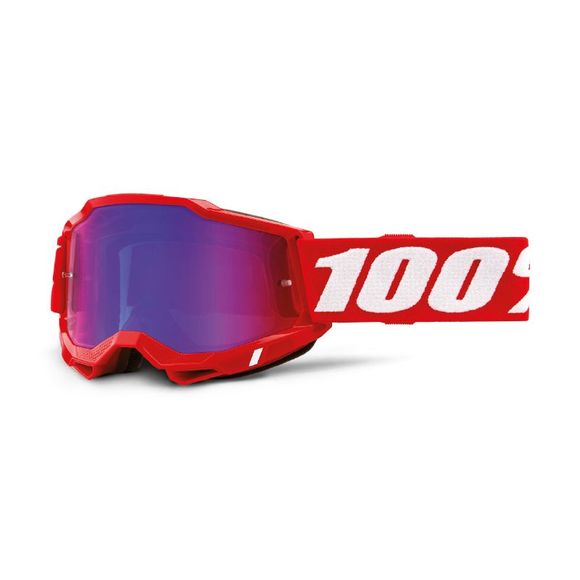 Masque cross 100% ACCURI 2 - RED - ROUGE/BLEU - ENFANT - Noir / RougeRef : CE1123 / 50025-00002