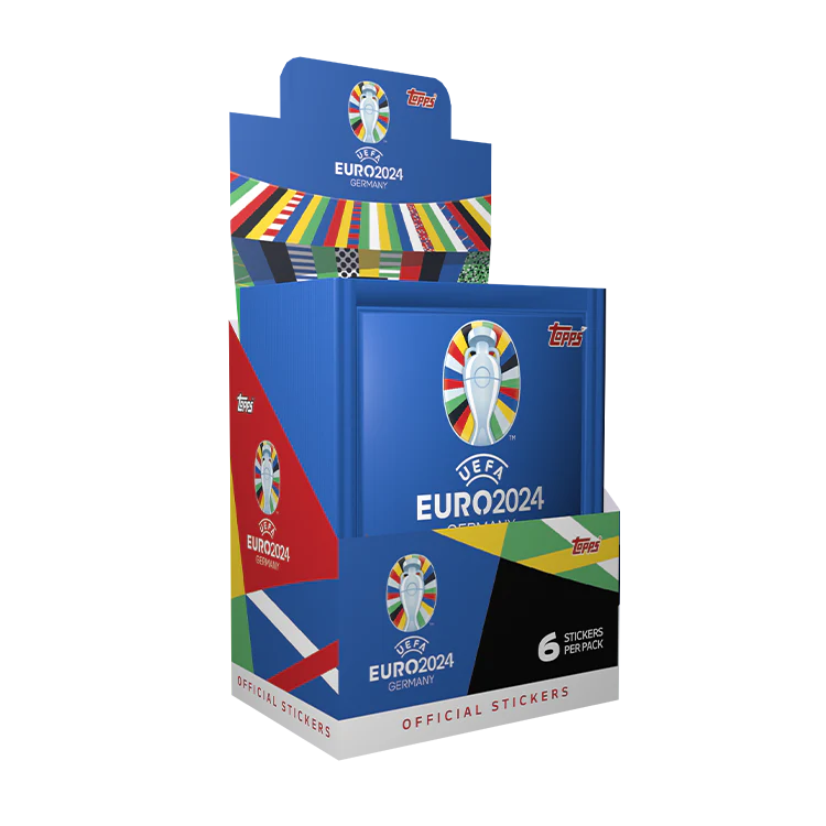 Official Euro 2024 Sticker Collection - Full Box (50 packets)