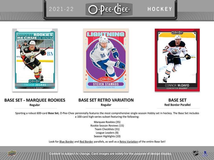 2021/22 Upper Deck O-Pee-Chee Hockey Retail 36-Pack Box NHL