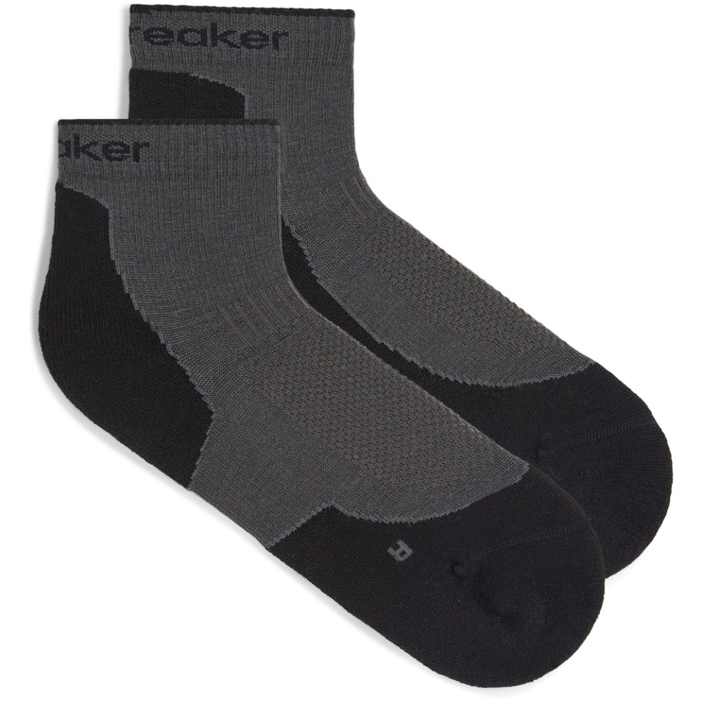 Icebreaker Merino Hike+ Light Mini Socks Women - Obsidian/Black