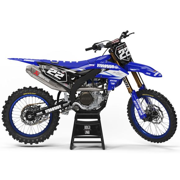 RiderUnik LOC25 Decal Kit - BlueYAMAHA 250 YZ 250 (CG23) - 2015 - 2021Ref: RU3016 / YA-LOC25-18