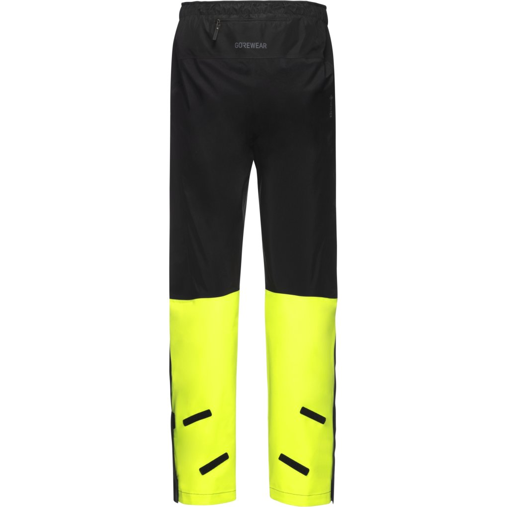GOREWEAR Glidewheel GORE-TEX Pants Men - black/neon yellow 9908