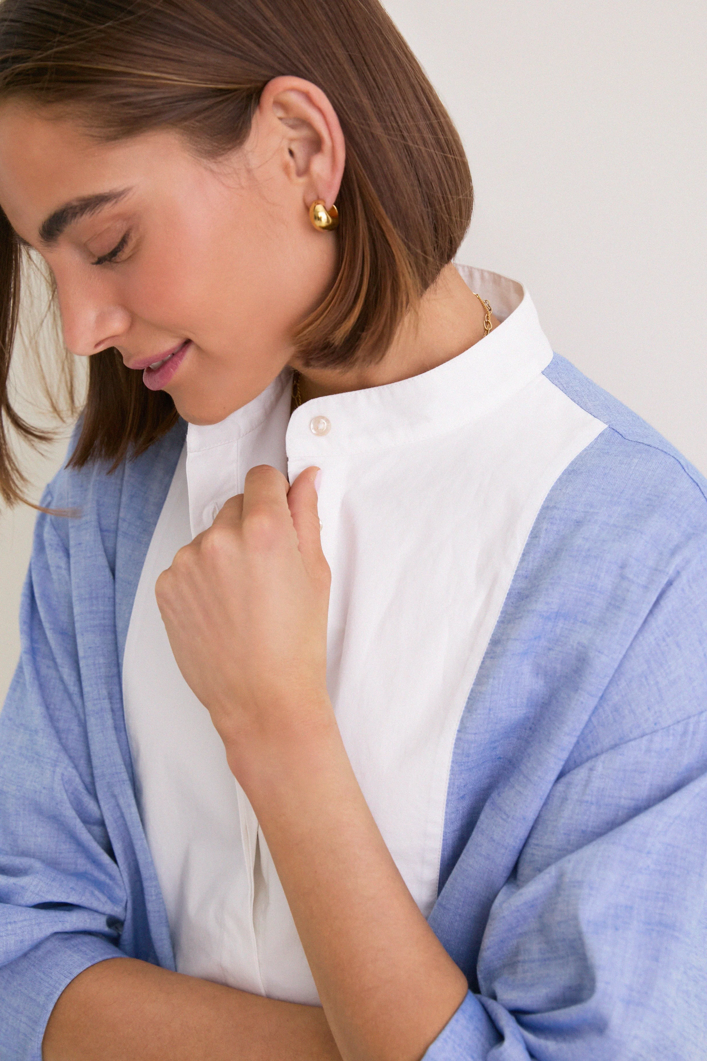 Chambray Arlington Shirt Dress