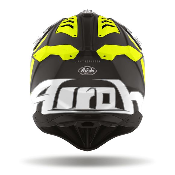 Airoh AVIATOR 3 cross Helmet - GLORY 2025 - Yellow / BlackRef: Ar1226-C43348