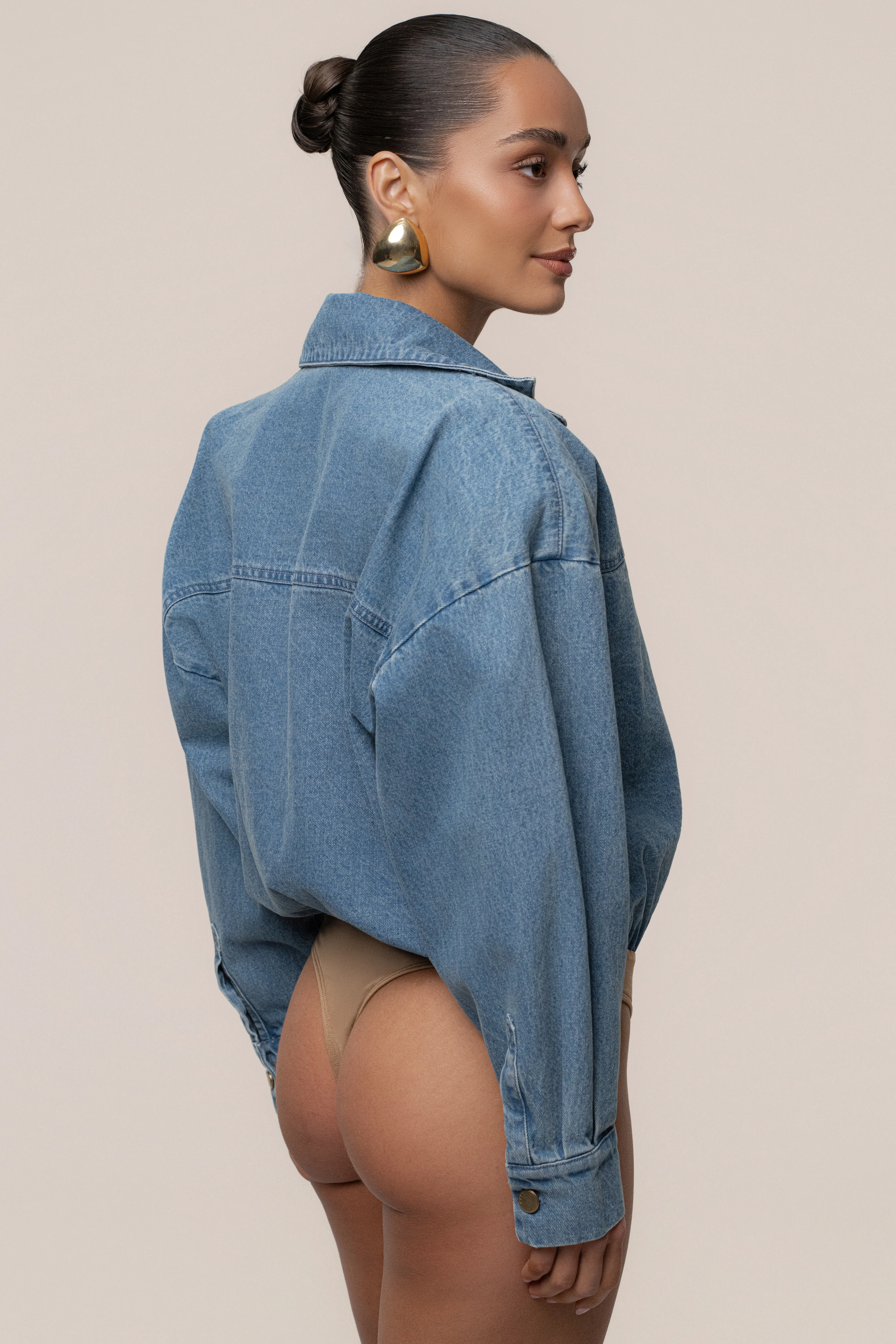 Denim Unstoppable Bodysuit