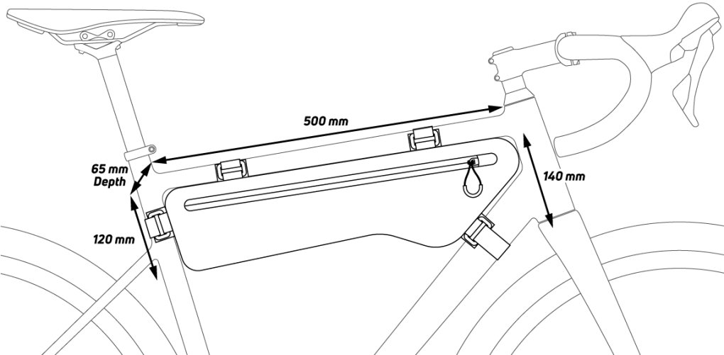 Zéfal Z Adventure C4 Frame Bag - 4.2L