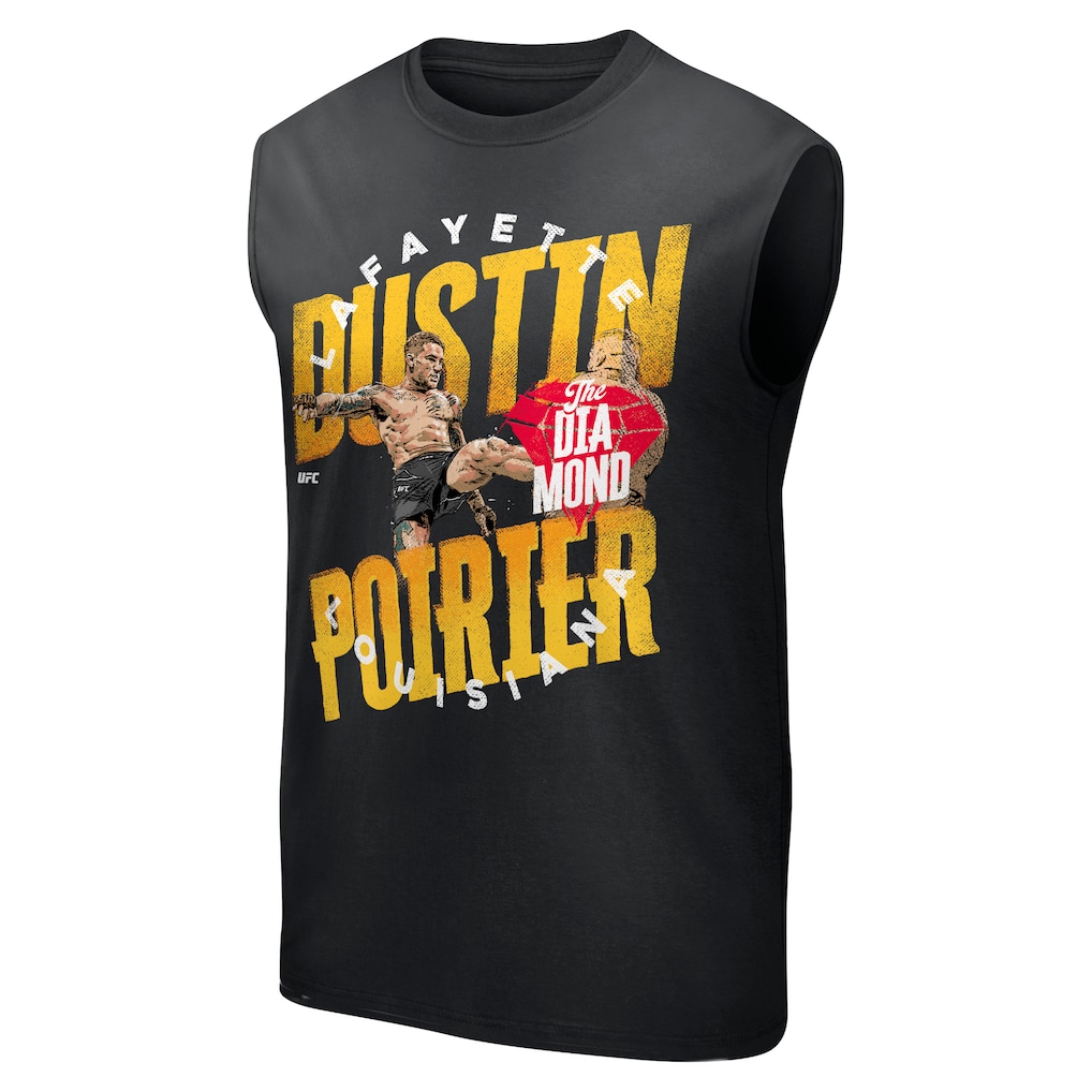 UFC Dustin Poirier Lafayette Louisiana Tank - Black - Mens