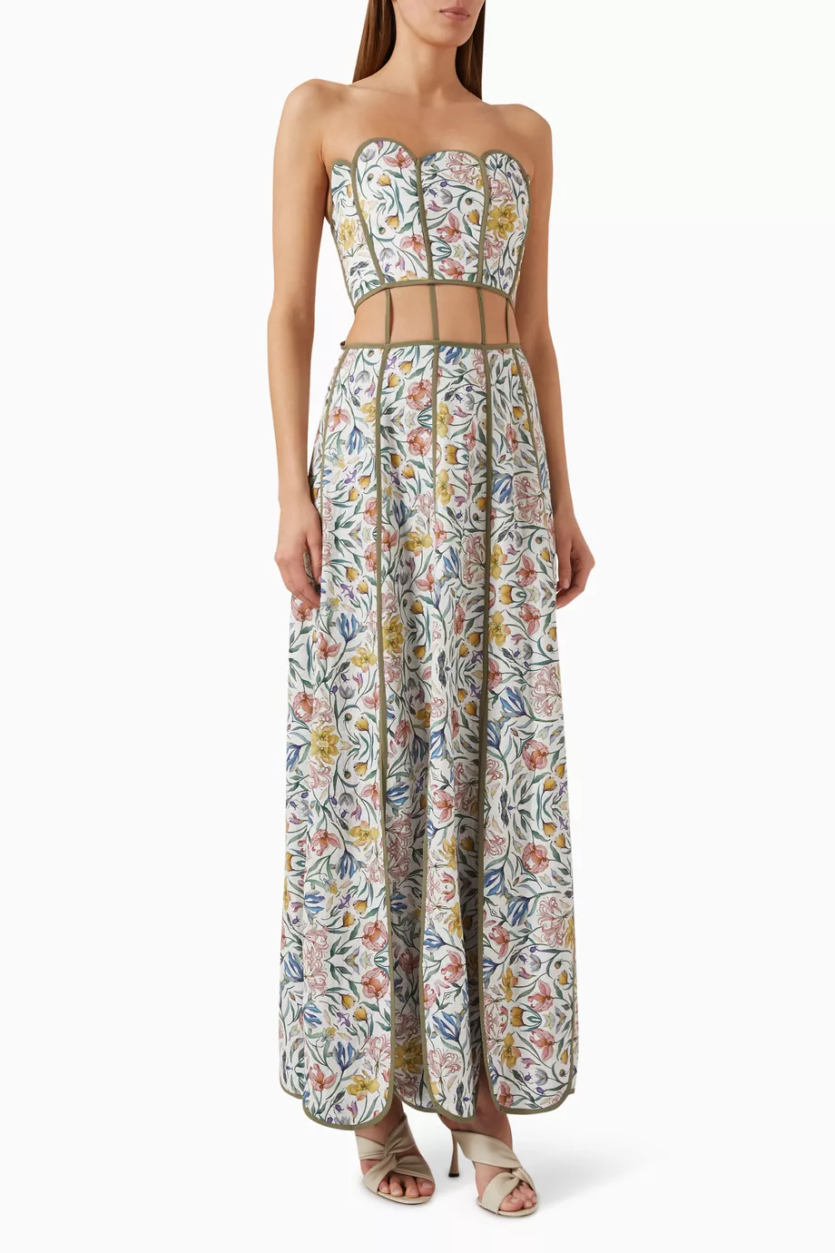 Raina Midi Dress in Linen