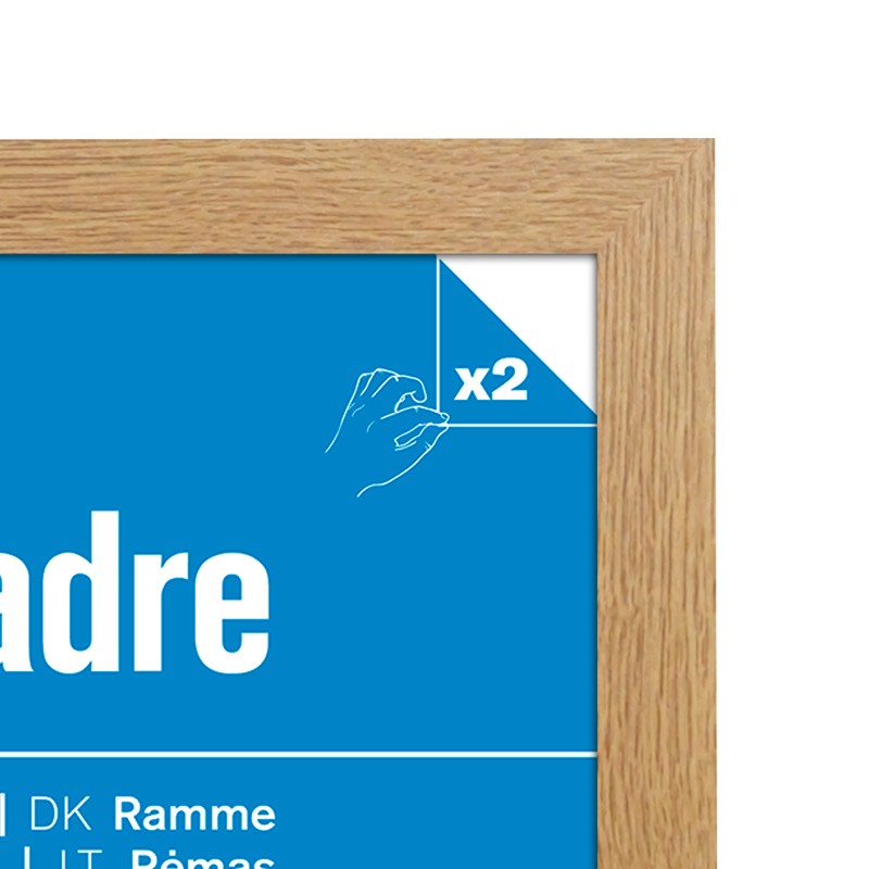 MDF Oak Frame (40 x 40 cm)