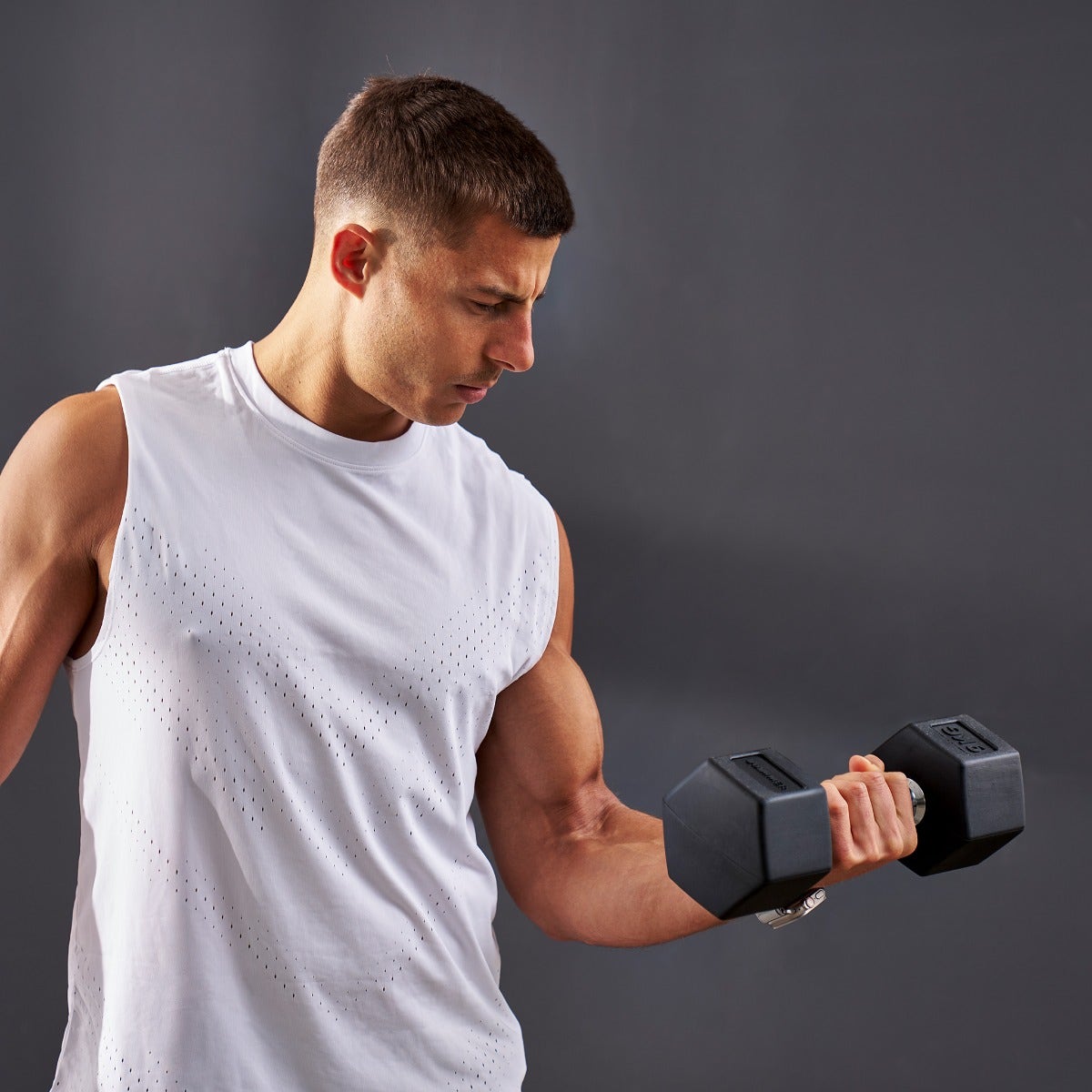 Hexagon compact dumbbells PRO 1 - 20 kg