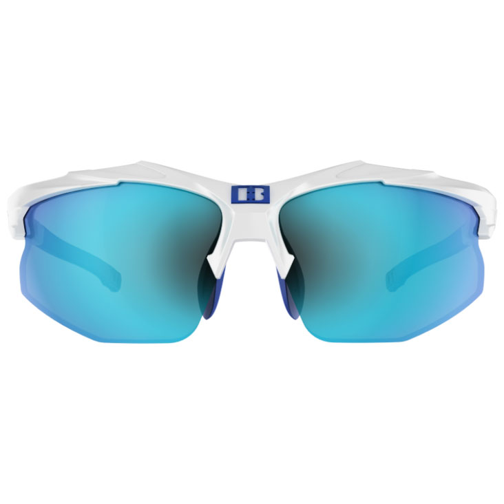 Bliz Hybrid Glasses - White - Smoke Blue Multi | Orange | Clear