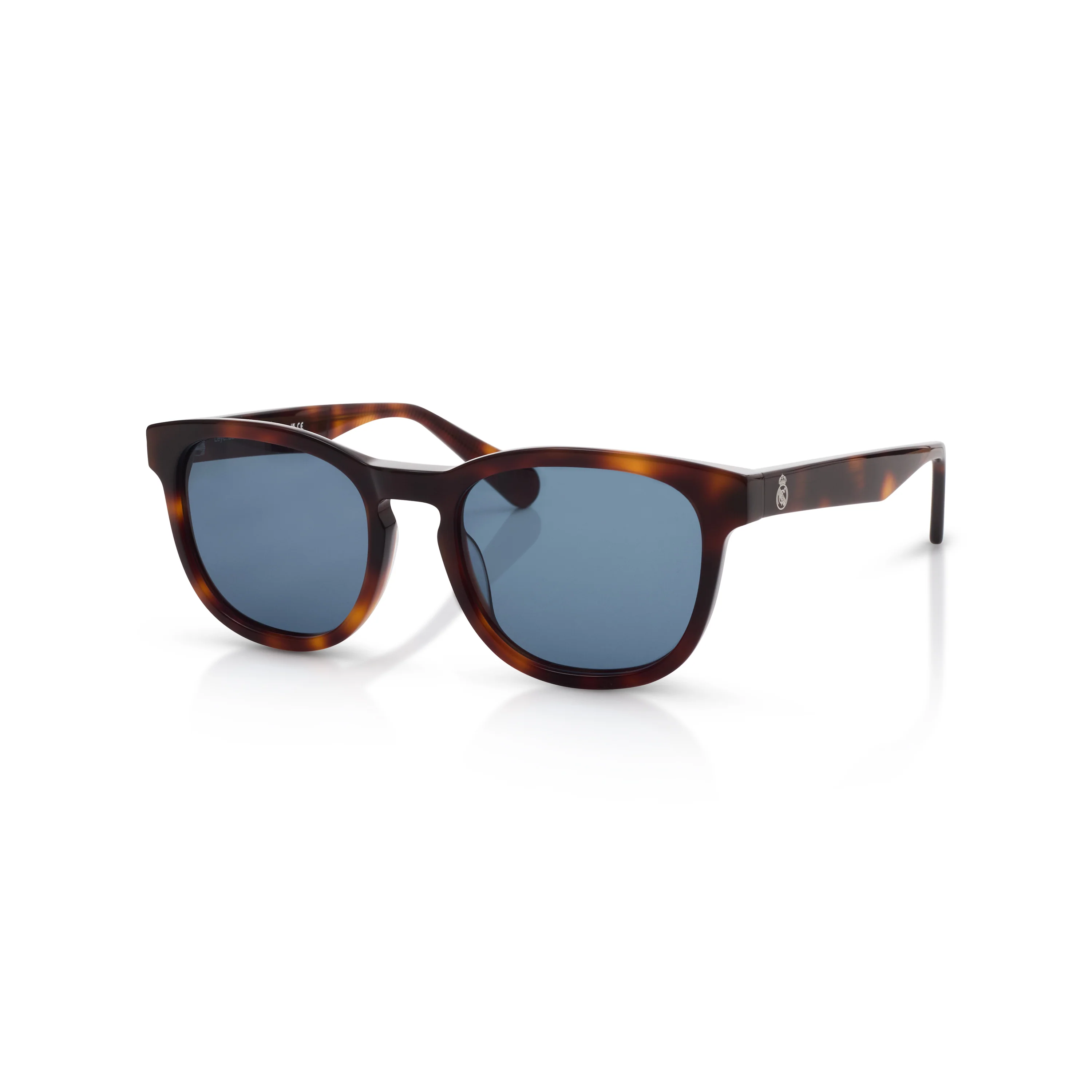 Round Real Madrid Acetate Sunglasses Tortoiseshell