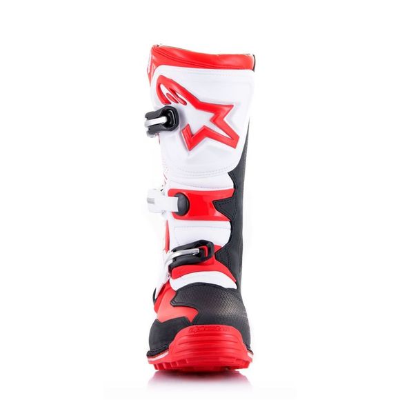 Alpinestars TECH-T BRIGHT RED / BLACK / WHITE 2025 Trial Boots - Red / BlackRef: AP12720