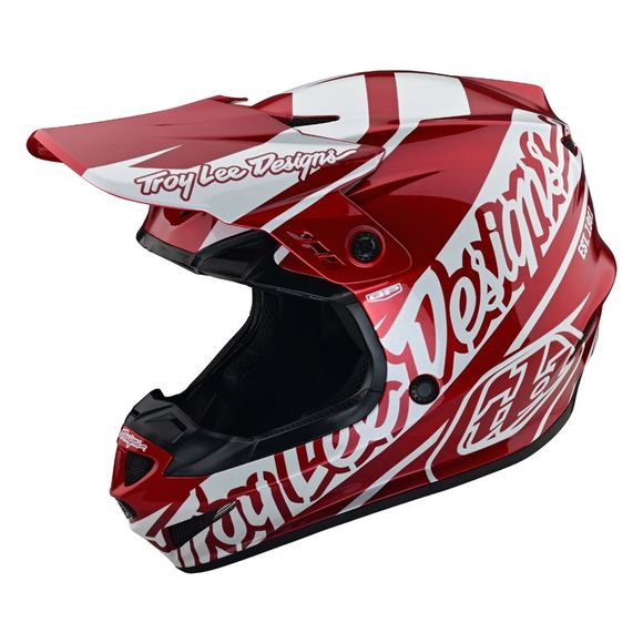 TroyLee design GP SLICE CHILD cross helmet - WhiteRef: TRL0878