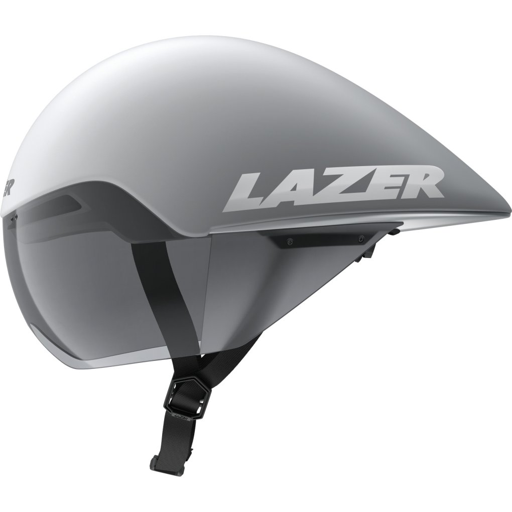 Lazer Volante KinetiCore Time Trial Helmet - matte white silver