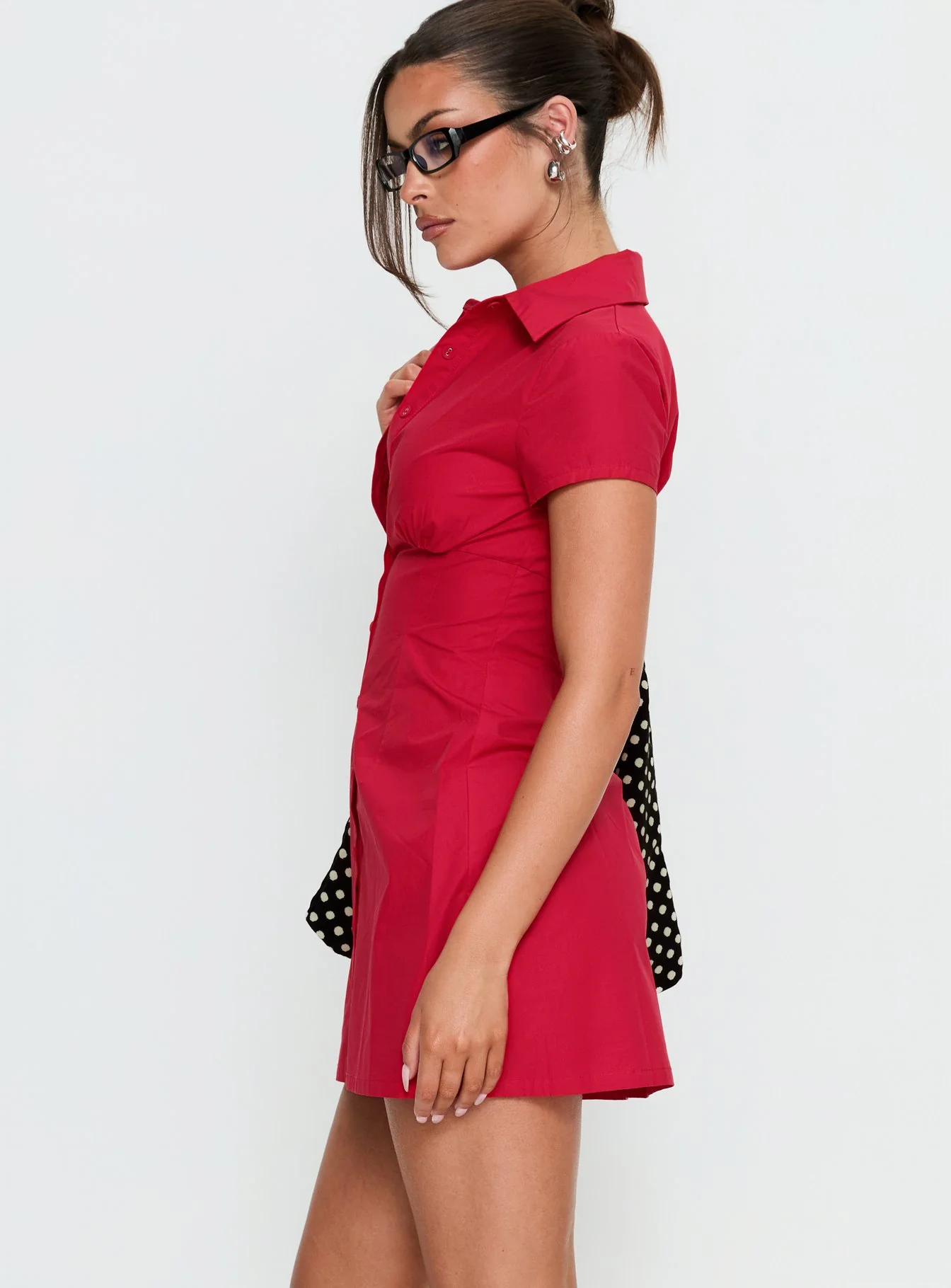 Motley Mini Dress Red