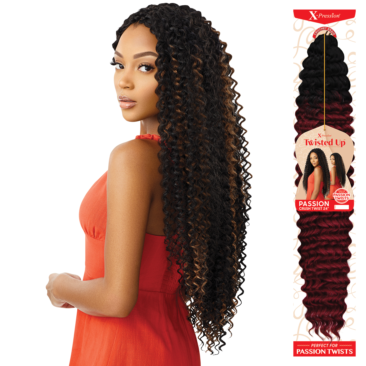 Outre Crochet Braids X-pression Twisted Up Passion Crush Twist 24