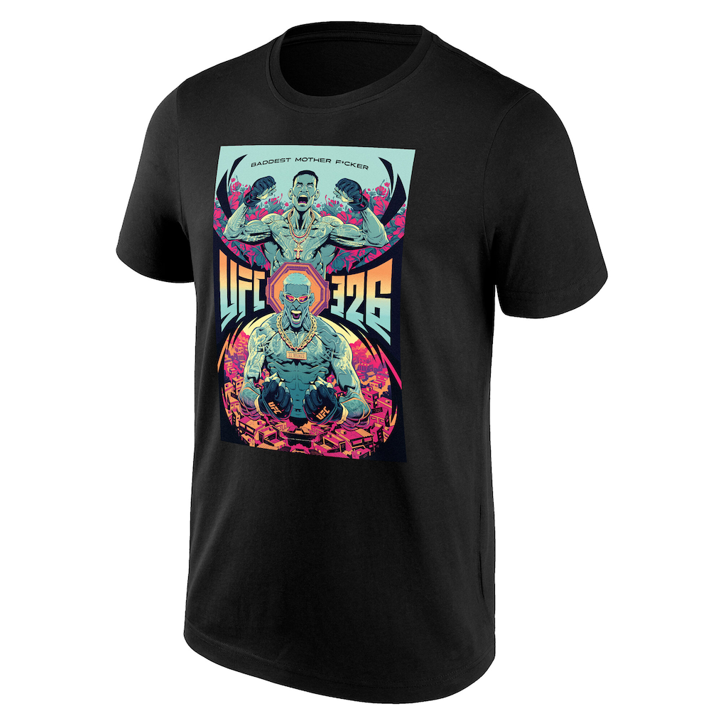 UFC 326 Artist Series T-Shirt - Black - Mens