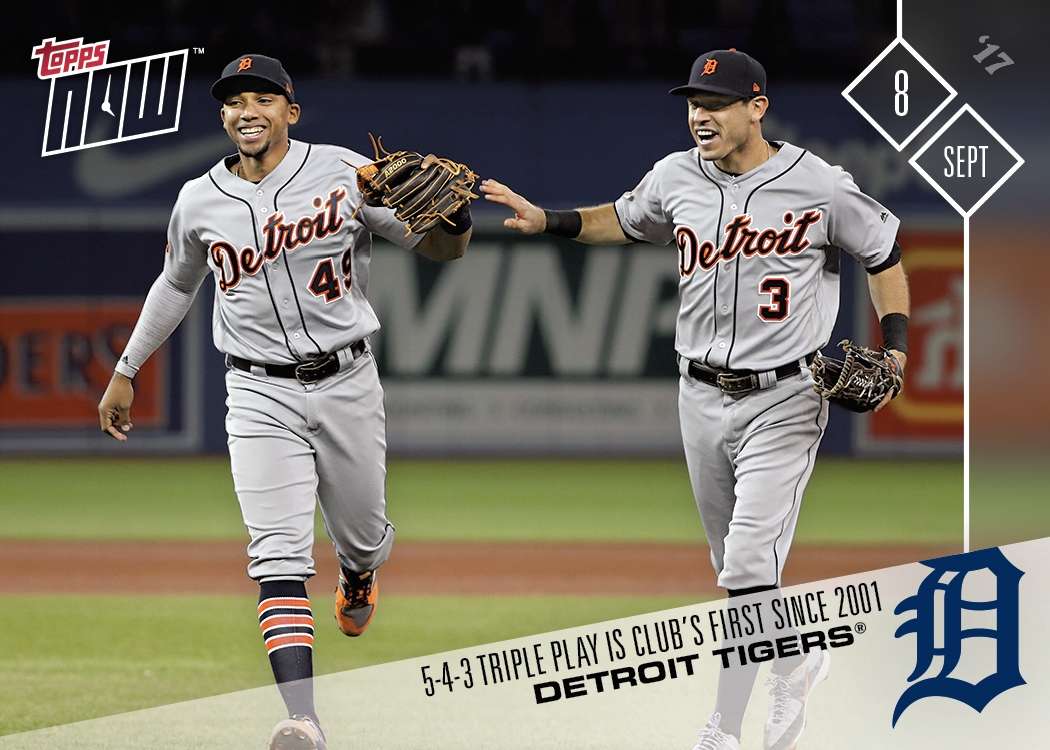 Tigers - 9/8/2017 MLB TOPPS NOW® Card 574 Print Run: 139