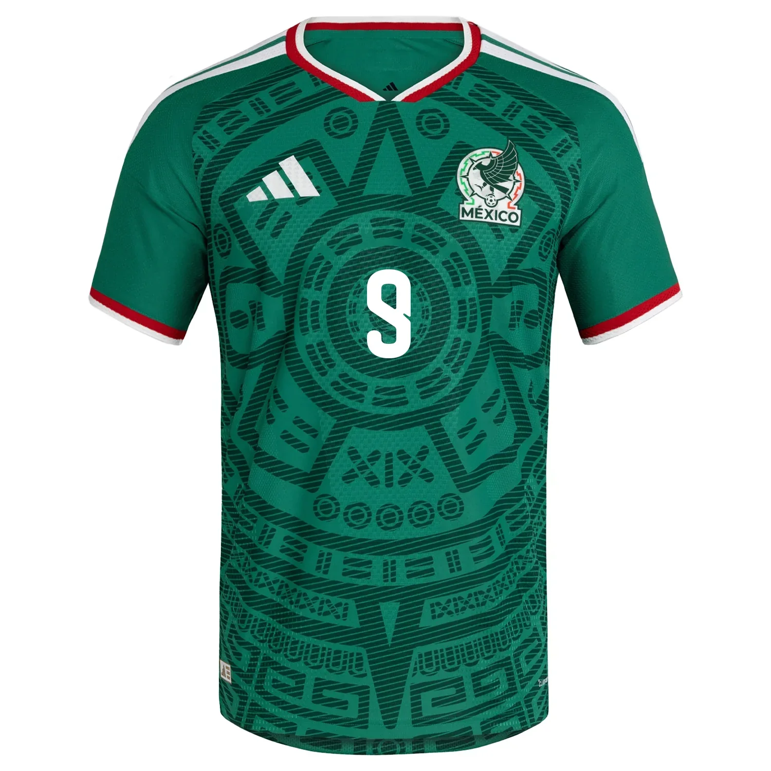Men's Raúl Jiménez Mexico Authentic Home 2026 World Cup Jersey (Bold Green)
