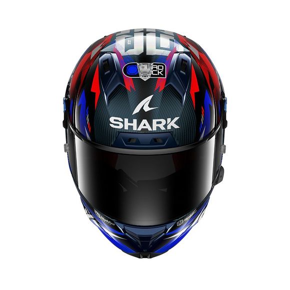 Shark AERON-GP FIM RACING #1 REPLICA ZARCO VICTORY 2025 Full-Face Helmet - Carbon / BlueRef : SH1885