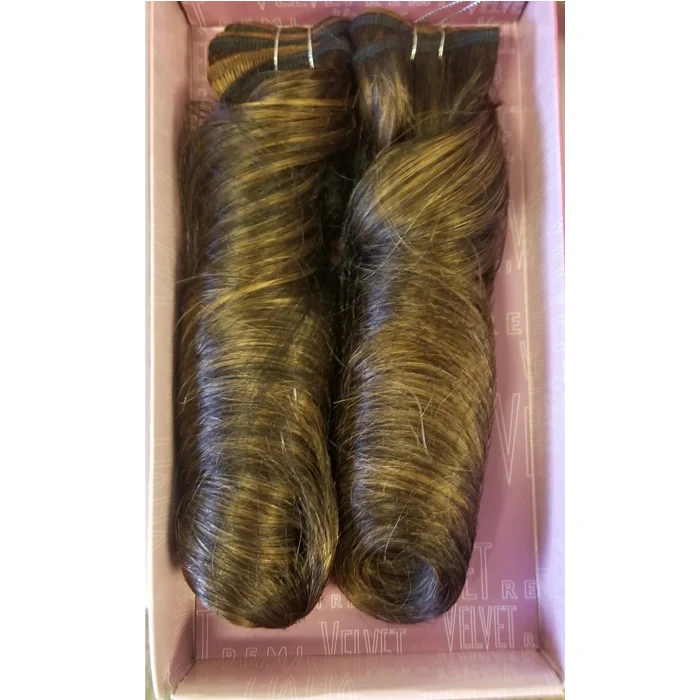 Outre Velvet Remy Human Hair Weave - GLAMOUR WAVE 12