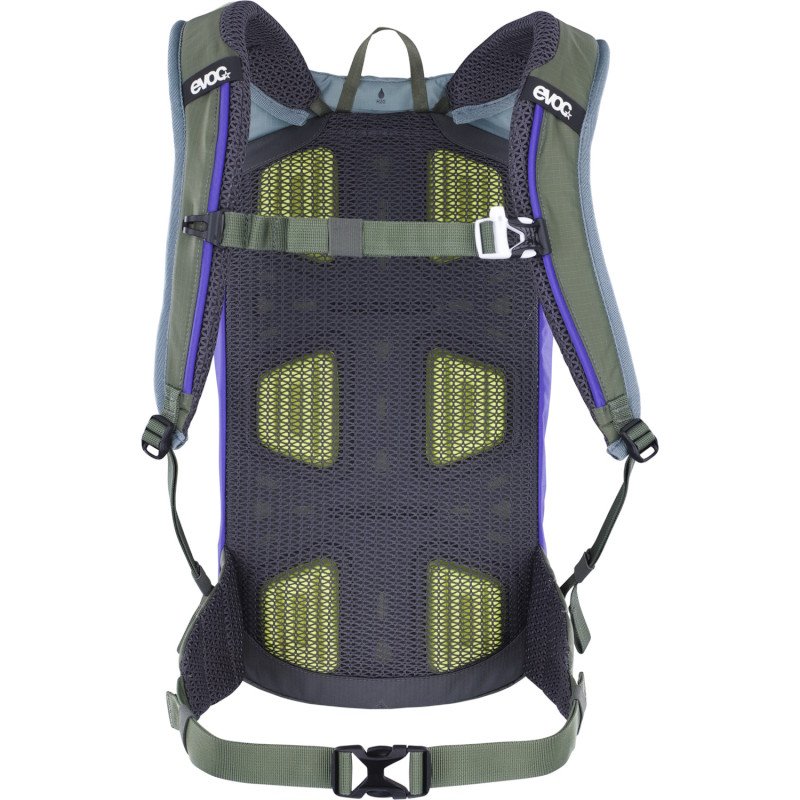 EVOC Stage 6 Backpack - Steel - Violet - Dark Olive