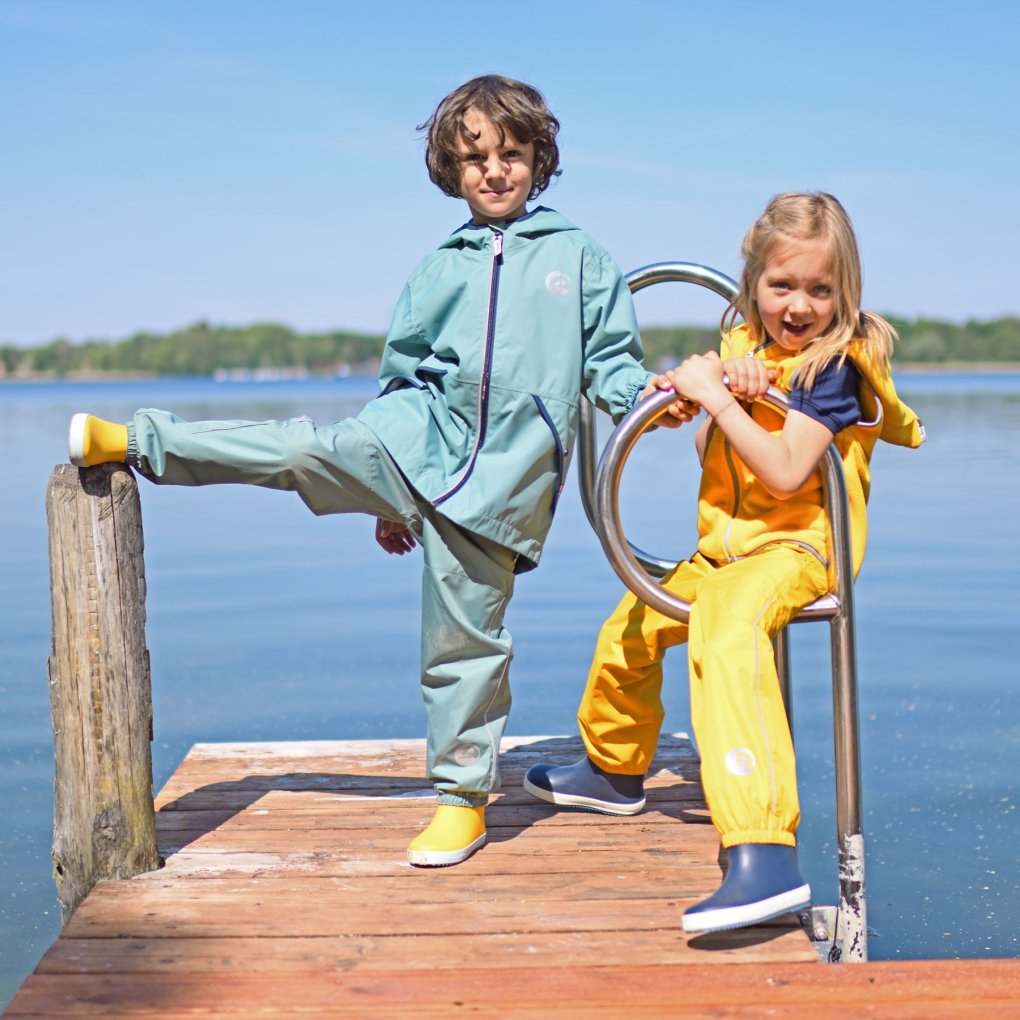 Finkid PIKSA PLUS Outdoor Rain Pants Kids - navy