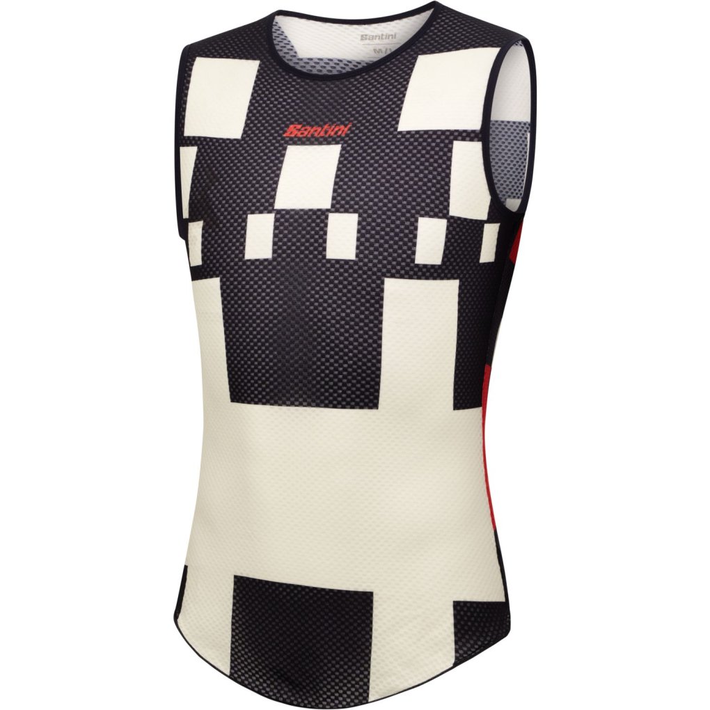 Santini Paris Roubaix Sleeveless Technical Baselayer Men RE002GLLGIBUS - Print