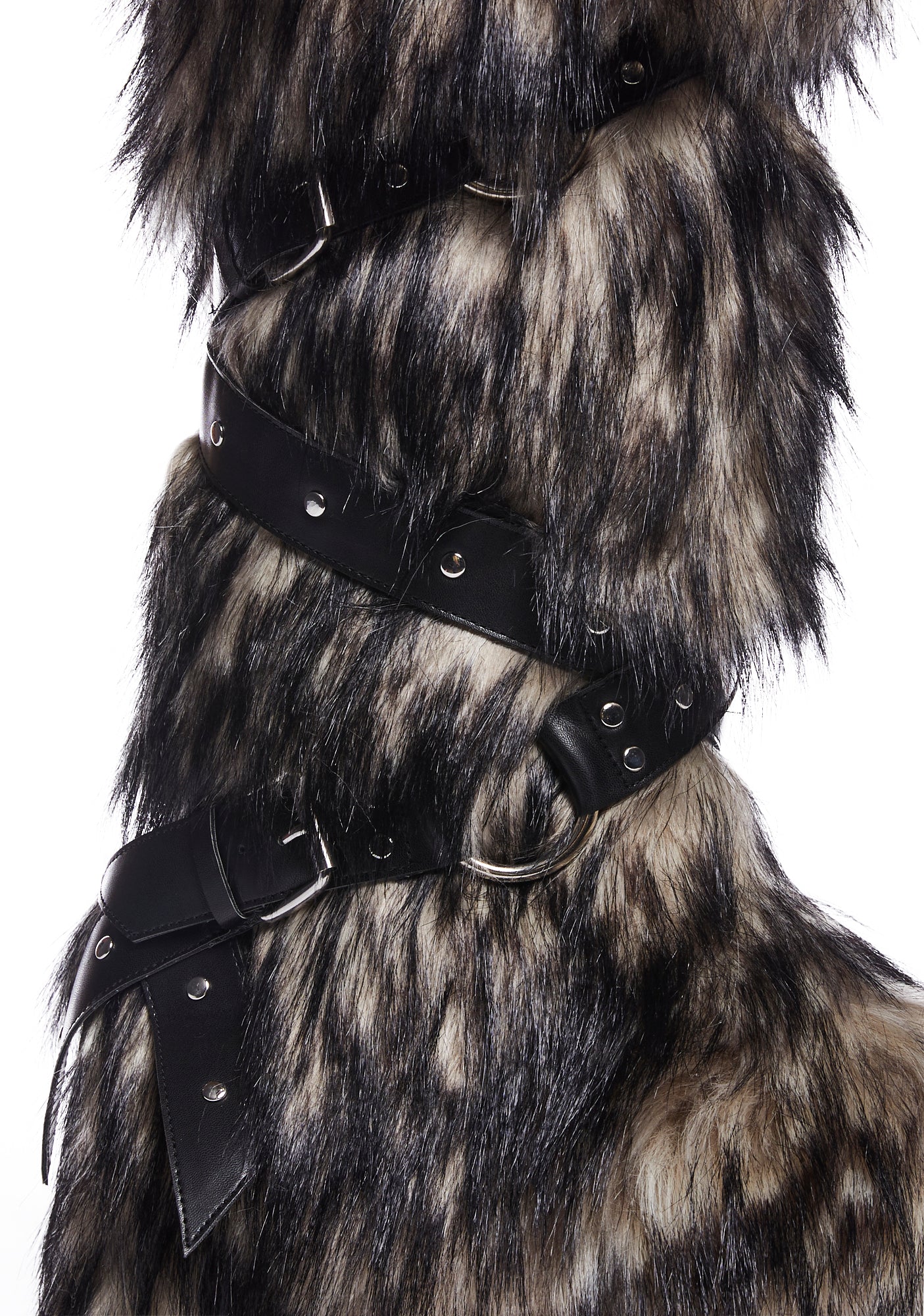 Wild Instincts Faux Fur Boots - Off White
