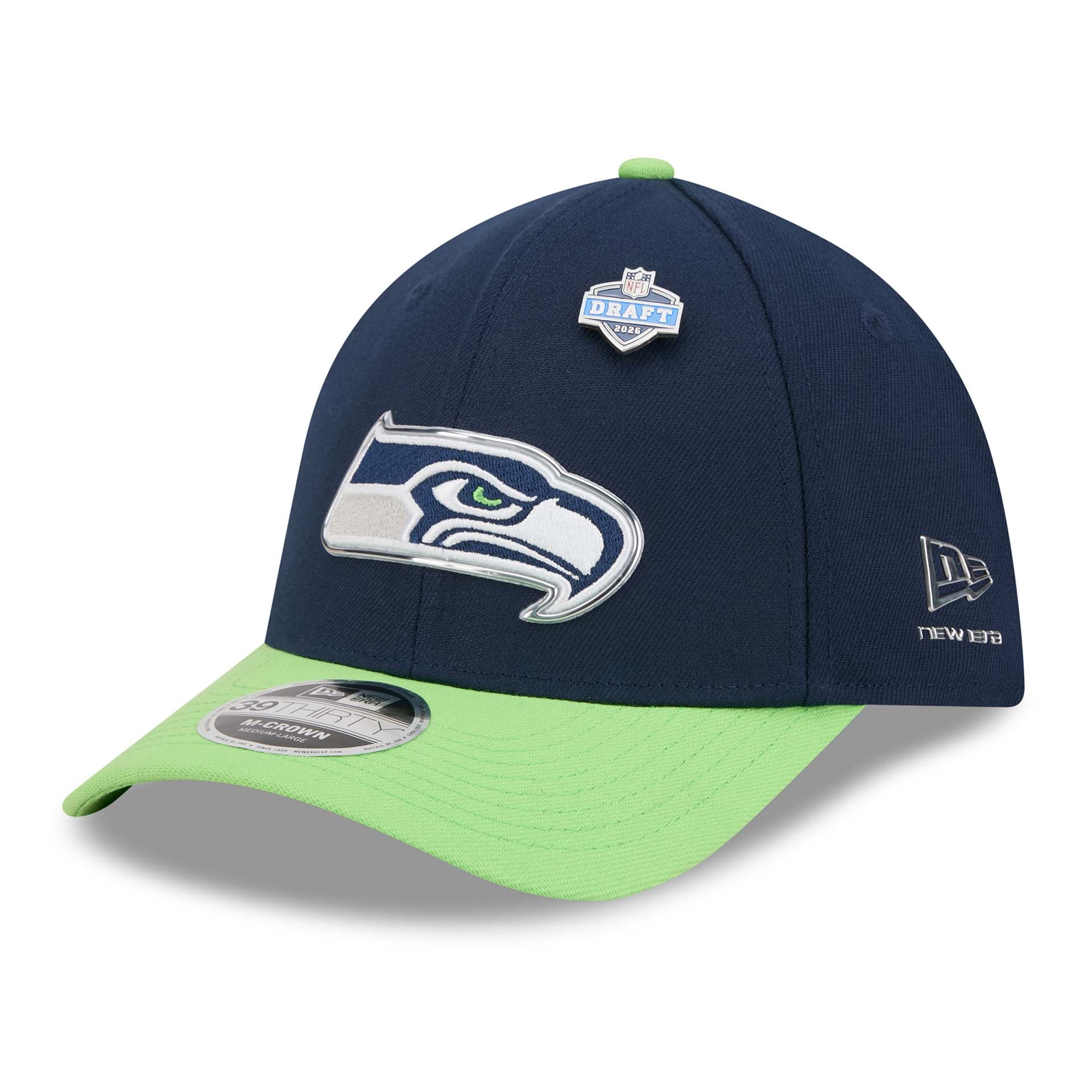 Seattle Seahawks 2026 NFL Draft 39THIRTY M-Crown Flex Cap