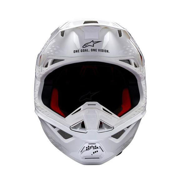 Casque cross Alpinestars SUPERTECH S-M10 - SOLID 2023 - BlancRef : AP3230