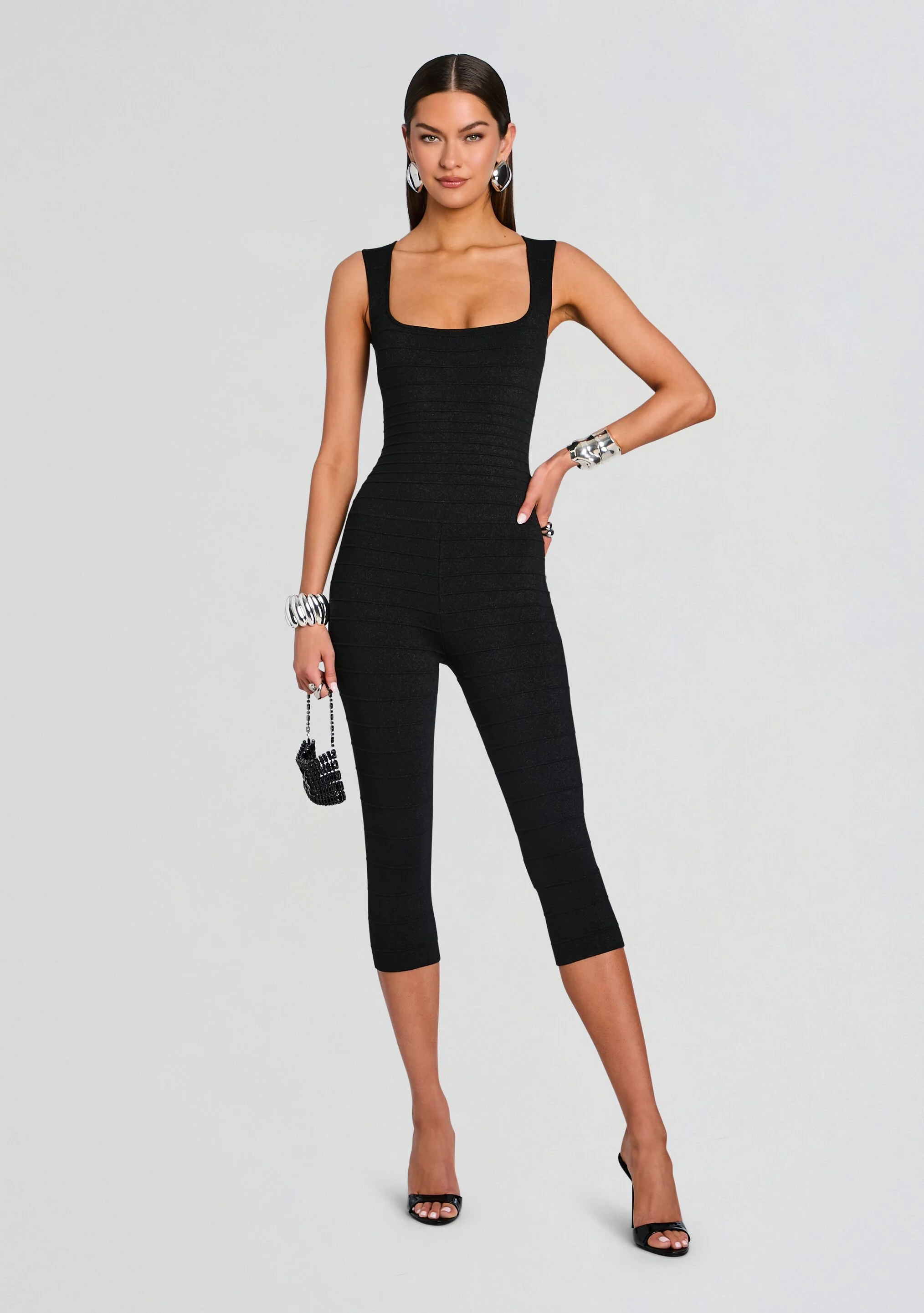 Leana Bandage Knit Jumpsuit
