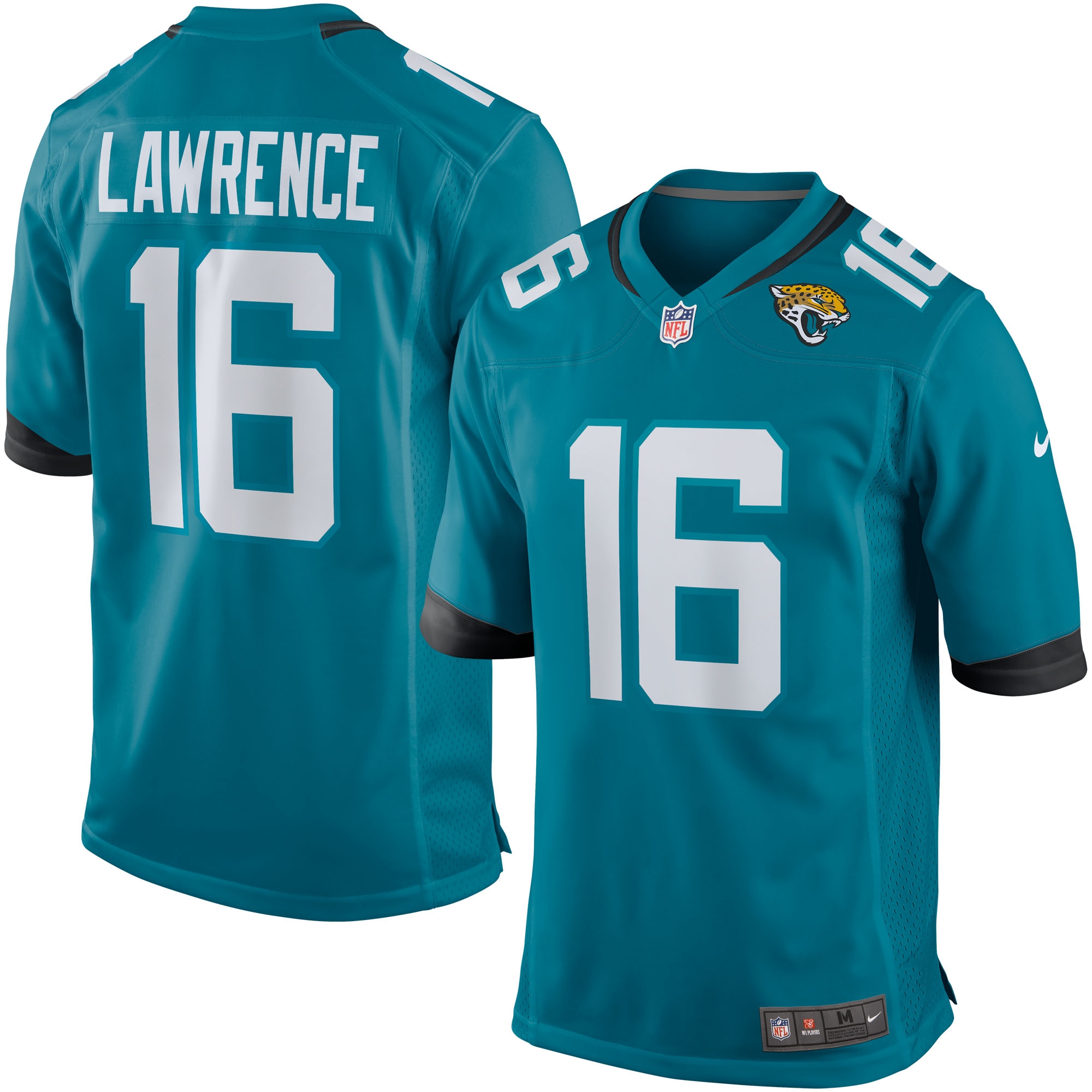 Trevor Lawrence #16 Jacksonville Jaguars Nike Game NFL Jersey Teal
