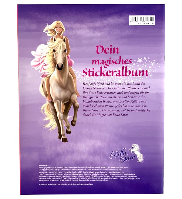 Blue Ocean Bella Sara Magischer Stickerspaß - Stickeralbum