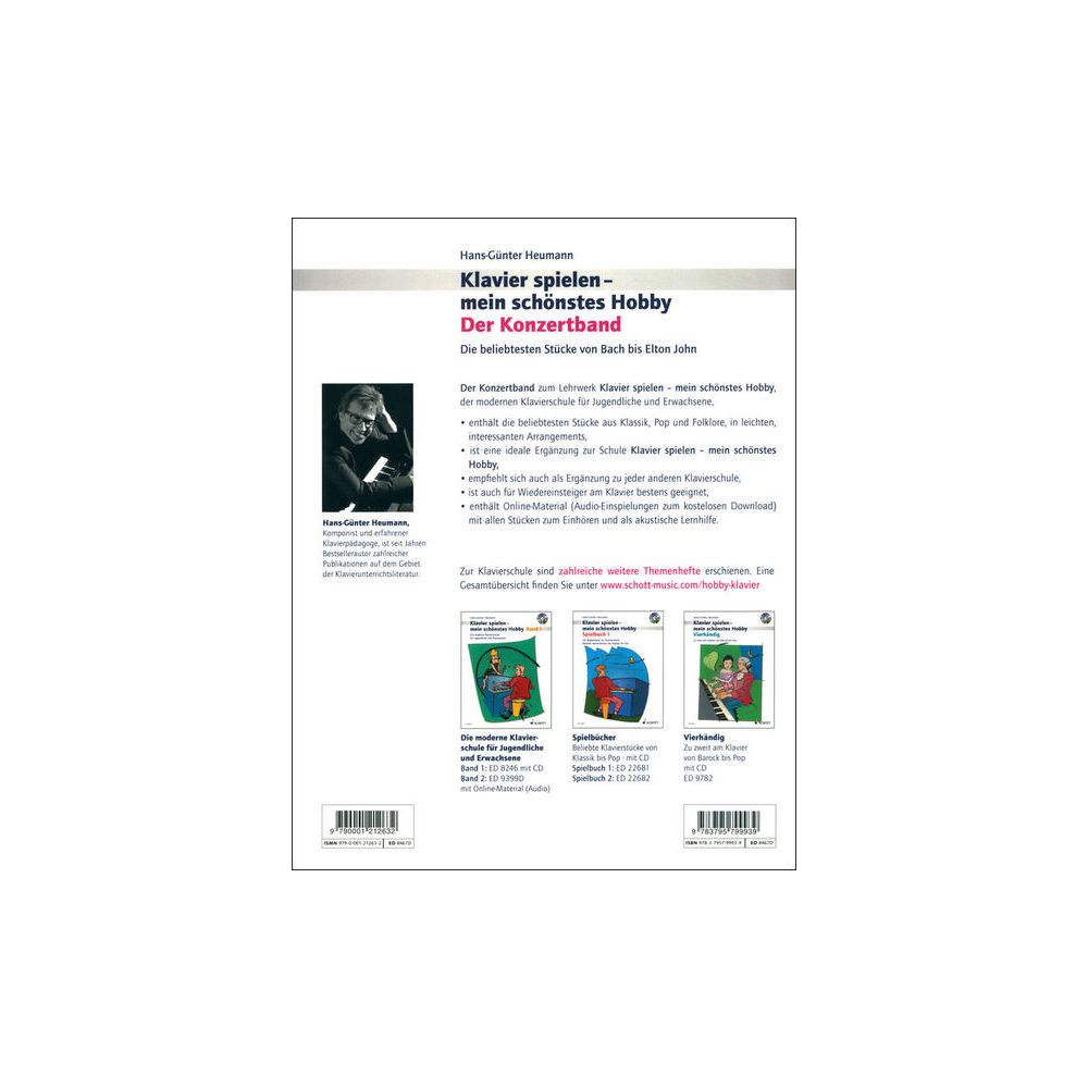 Schott Klavier spielen Konzertband – Thomann Ireland