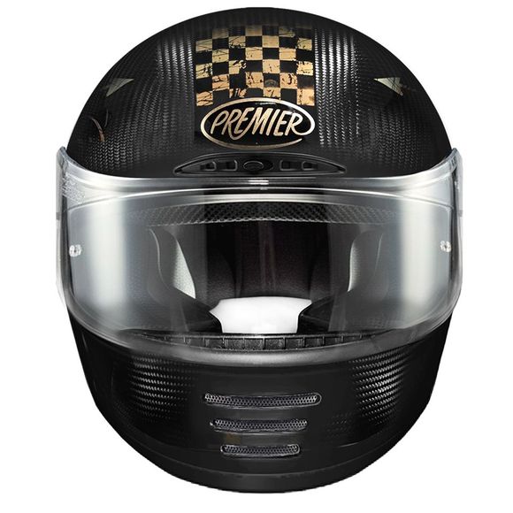 Premier THUNDER CARBON NX Full Face Helmet - Carbon / YellowRef: PE0494